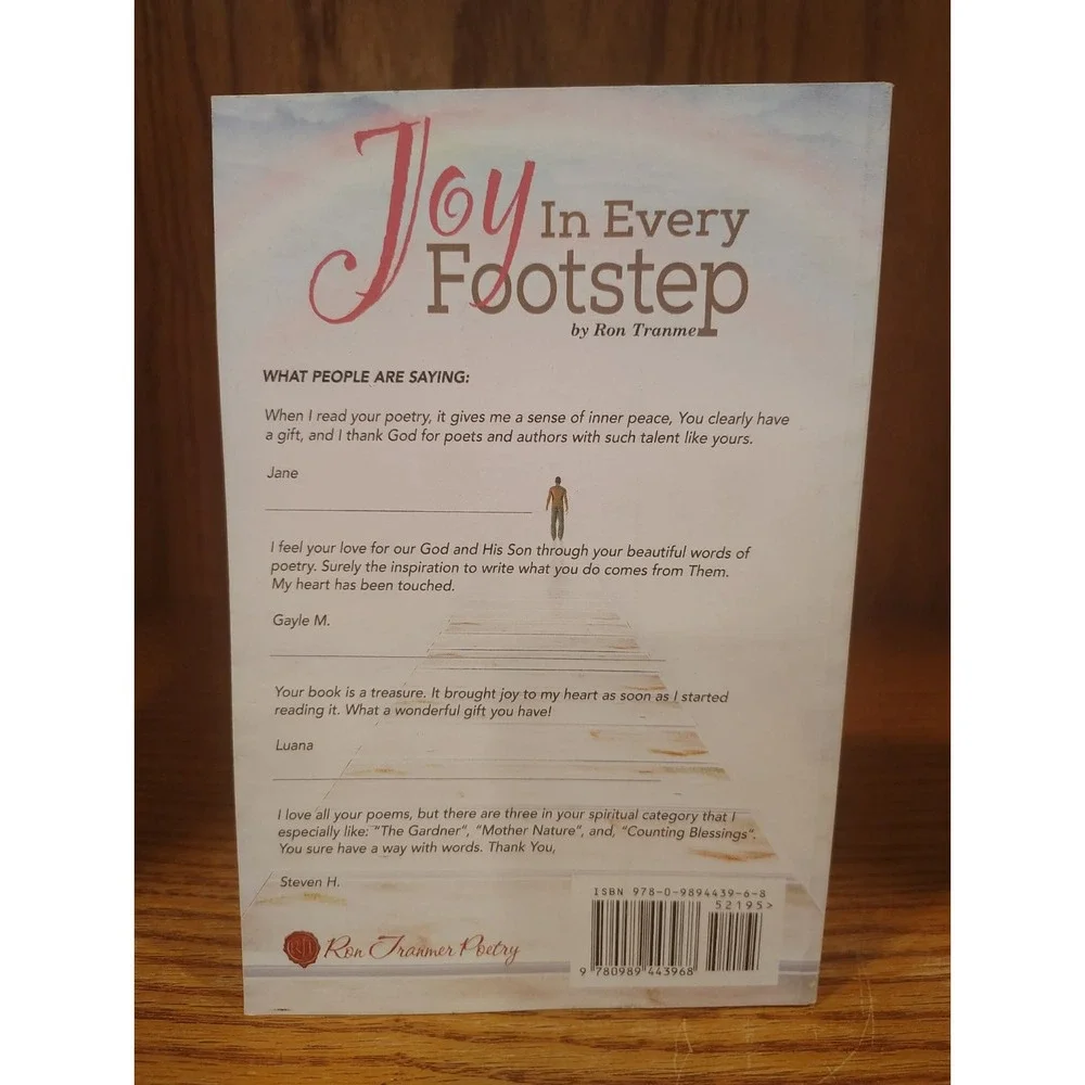 Joy in Every Footstep: A Journey of Spiritual Poetry by Ron Trammer Paperback
